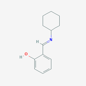 molecular formula C13H17NO B107483 6-[(Cyclohexylamino)methylidene]cyclohexa-2,4-dien-1-one CAS No. 19028-72-9