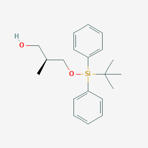 molecular formula C20H28O2Si B107510 (2S)-3-{[叔丁基(二苯基)甲硅烷基]氧基}-2-甲基-1-丙醇 CAS No. 120346-83-0