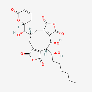 molecular formula C26H30O11 B10752257 Rubratoxin B CAS No. 12770-94-4