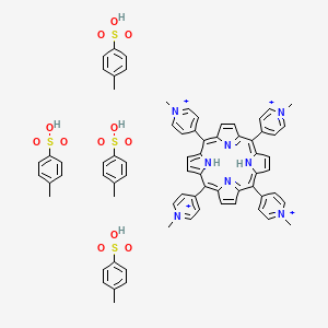 4-Methylbenzenesulfonic acid;5,10,15,20-tetrakis(1-methylpyridin-1-ium-4-yl)-21,23-dihydroporphyrin