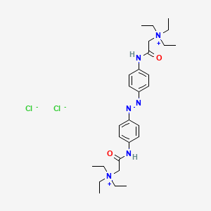 molecular formula C28H44Cl2N6O2 B10752401 QAQ dichloride 