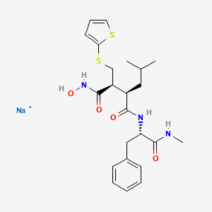 molecular formula C23H31N3NaO4S2 B10752408 Batimastat sodium salt 