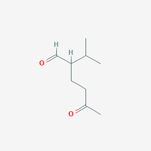 molecular formula C9H16O2 B107532 2-异丙基-5-氧代己醛 CAS No. 15303-46-5