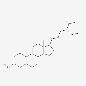 molecular formula C29H52O B10753418 17-(5-ethyl-6-methylheptan-2-yl)-10,13-dimethyl-2,3,4,5,6,7,8,9,11,12,14,15,16,17-tetradecahydro-1H-cyclopenta[a]phenanthren-3-ol 