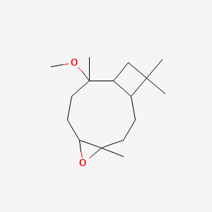 molecular formula C16H28O2 B10753866 2-Methoxy-5 (6)epoxy-tetrahydrocaryophyllene 