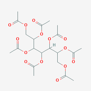 molecular formula C21H30O14 B10753908 Perseitol heptaacetate 