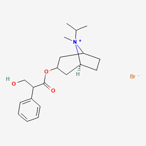 molecular formula C20H30BrNO3 B10753945 Ipratropium (bromide) 