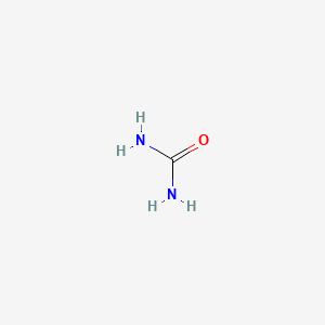 molecular formula CH4N2O<br>NH2CONH2<br>CH4N2O B10753951 Urea CAS No. 4744-36-9