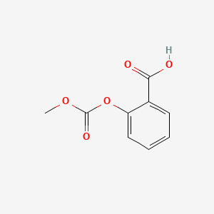 Benzoic acid, 2-((methoxycarbonyl)oxy)-