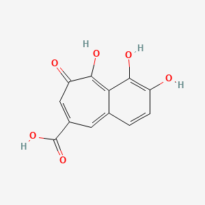 molecular formula C12H8O6 B10754024 7-Deshydroxypyrogallin-4-carboxylic acid 