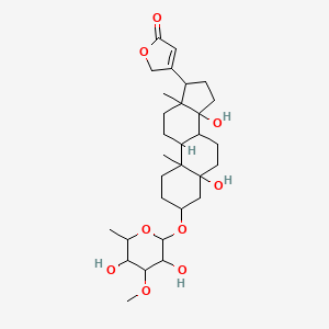 molecular formula C30H46O9 B10754091 Emicymarin 