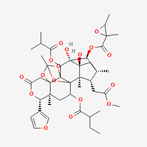 molecular formula C43H56O17 B10754100 Entandrophragmin 