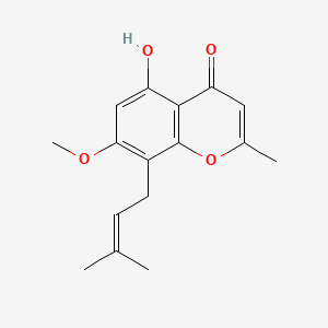 molecular formula C16H18O4 B10754126 Heteropeucenin, methyl ether 