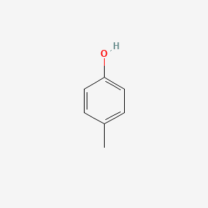 molecular formula C7H8O<br>C7H8O<br>CH3C6H4OH B10754195 P-Cresol CAS No. 3174-48-9