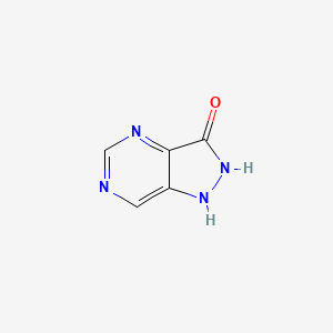 molecular formula C5H4N4O B10754233 Pyrazolopyrimidinol CAS No. 12771-69-6