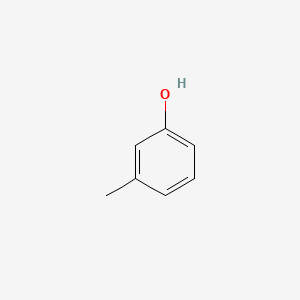 molecular formula C7H8O<br>C7H8O<br>CH3C6H4OH B10754236 m-Cresol CAS No. 41115-75-7