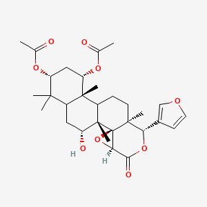 molecular formula C30H40O9 B10754274 7-Deacetylkhivorin 