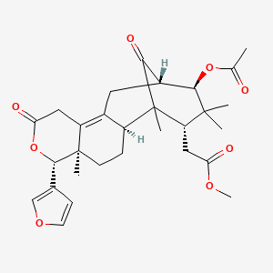 molecular formula C29H36O8 B10754282 Fissinolide CAS No. 11046-11-0