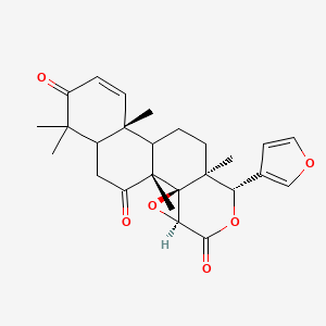 molecular formula C26H30O6 B10754284 Deacetoxy-7-oxogedunin 