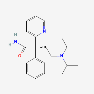 2-Pyridineacetamide, alpha-(2-(bis(1-methylethyl)amino)ethyl)-alpha-phenyl-, (R)-