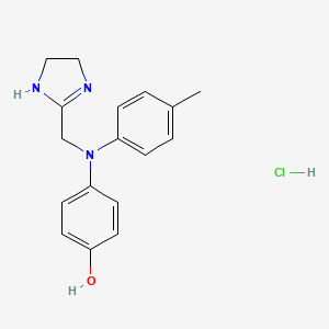 4-(((4,5-Dihydro-1H-imidazol-2-yl)methyl)(p-tolyl)amino)phenol hydrochloride