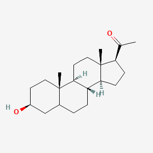 molecular formula C21H34O2 B10754424 Allopregnan-3beta-ol-20-one 