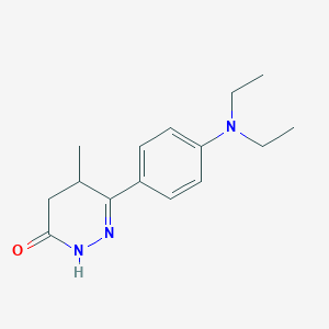 3-[4-(diethylamino)phenyl]-4-methyl-4,5-dihydro-1H-pyridazin-6-one