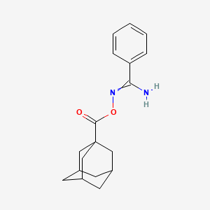 [[Amino(phenyl)methylidene]amino] adamantane-1-carboxylate