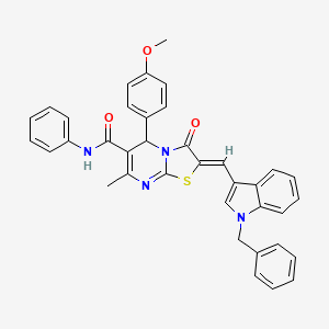 molecular formula C37H30N4O3S B10754790 Bcl-lzh-4 