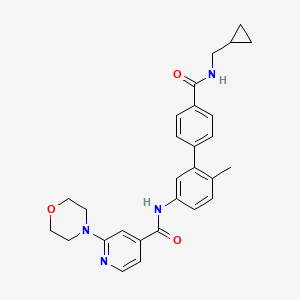 N-{4'-[(Cyclopropylmethyl)carbamoyl]-6-Methylbiphenyl-3-Yl}-2-Morpholin-4-Ylpyridine-4-Carboxamide