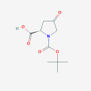 molecular formula C10H15NO5 B107550 N-Boc-4-氧代-L-脯氨酸 CAS No. 84348-37-8