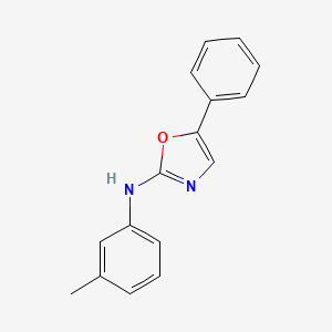 N-(3-methylphenyl)-5-phenyl-1,3-oxazol-2-amine