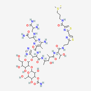 molecular formula C55H84N17O21S3+ B10755177 Bleomycin hydrochloride CAS No. 51041-93-1