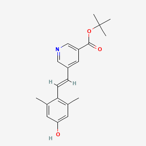 tert-Butyl (E)-5-(4-hydroxy-2,6-dimethylstyryl)nicotinate