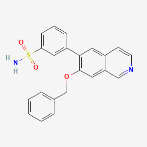 molecular formula C22H18N2O3S B10755456 Benzyloxyisoquinoline, 6 