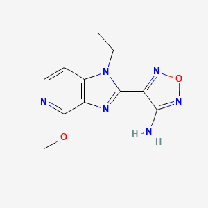 4-(4-Ethoxy-1-ethyl-1H-imidazo[4,5-c]pyridin-2-yl)-furazan-3-ylamine