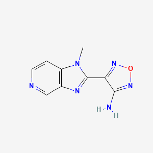 4-(1-Methyl-1H-imidazo[4,5-c]pyridin-2-yl)-furazan-3-ylamine