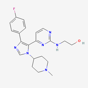 2-{4-[5-(4-Fluoro-phenyl)-3-(1-methyl-piperidin-4-yl)-3H-imidazol-4-yl]-pyrimidin-2-ylamino}-ethanol