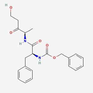 Nalpha-[(benzyloxy)carbonyl]-N-[(1R)-4-hydroxy-1-methyl-2-oxobutyl]-L-phenylalaninamide