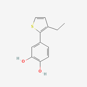 4-(3-Ethylthiophen-2-yl)benzene-1,2-diol