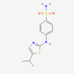 4-[(5-Isopropyl-1,3-thiazol-2-YL)amino]benzenesulfonamide