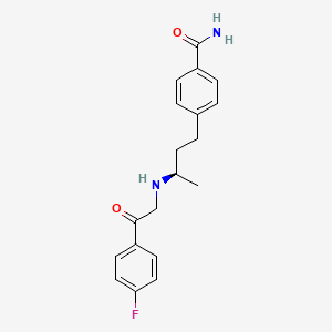 4-[(3r)-3-{[2-(4-Fluorophenyl)-2-Oxoethyl]amino}butyl]benzamide