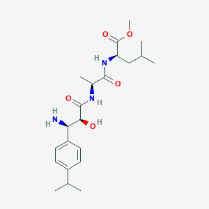 Methyl N-[(2S,3R)-3-amino-2-hydroxy-3-(4-isopropylphenyl)propanoyl]-D-alanyl-D-leucinate