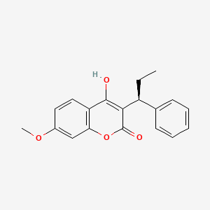 4-hydroxy-7-methoxy-3-[(1S)-1-phenylpropyl]chromen-2-one