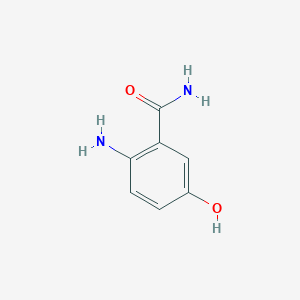B107562 2-Amino-5-hydroxybenzamide CAS No. 65883-83-2