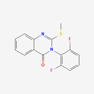 3-(2,6-difluorophenyl)-2-(methylthio)quinazolin-4(3H)-one