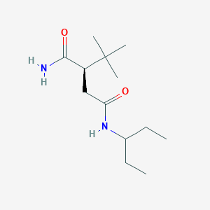 3-(Carboxyamide(2-carboxyamide-2-tertbutylethyl))pentan