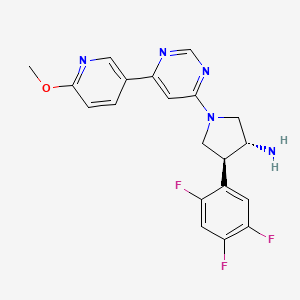 (3r,4s)-1-[6-(6-Methoxypyridin-3-Yl)pyrimidin-4-Yl]-4-(2,4,5-Trifluorophenyl)pyrrolidin-3-Amine