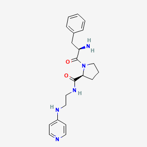 [Phenylalaninyl-prolinyl]-[2-(pyridin-4-ylamino)-ethyl]-amine