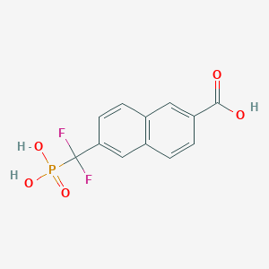 6-(Difluoro-phosphono-methyl)-naphthalene-2-carboxylic acid